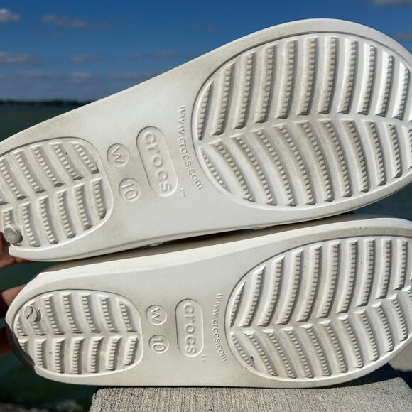 Crocs Baya Platform Slide Sandal Women Sz 10 - Picture 7 of 7